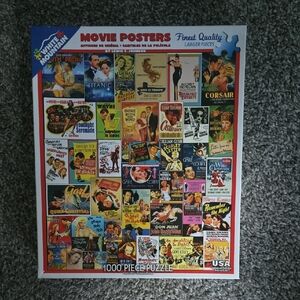 White Mountain Movie Posters Puzzle - Vibrant Colors